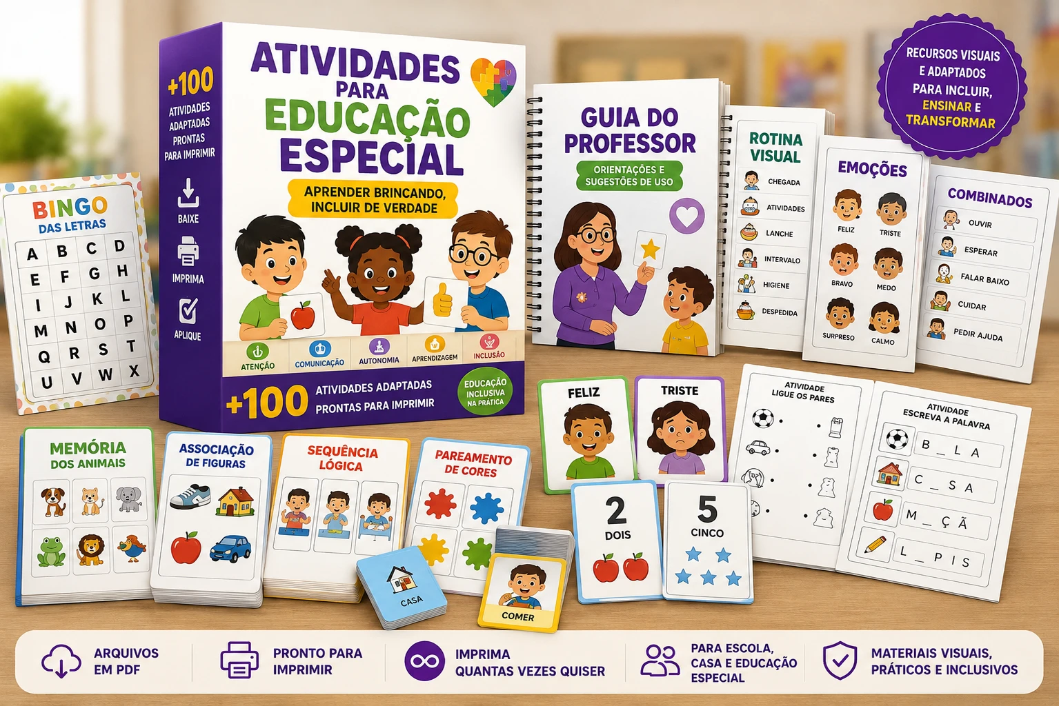 Recursos de educação inclusiva