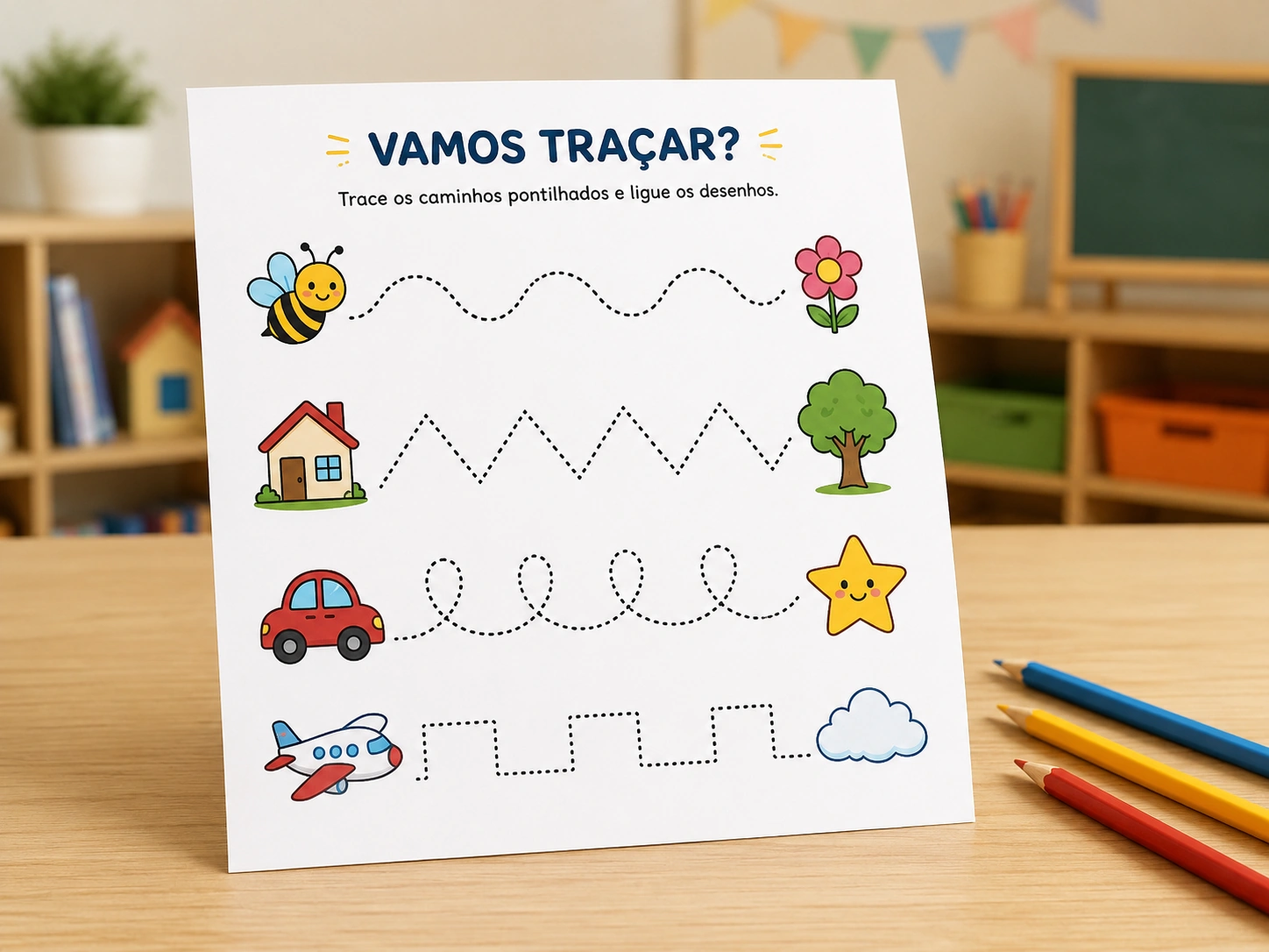 Cards ilustrados de pareamento